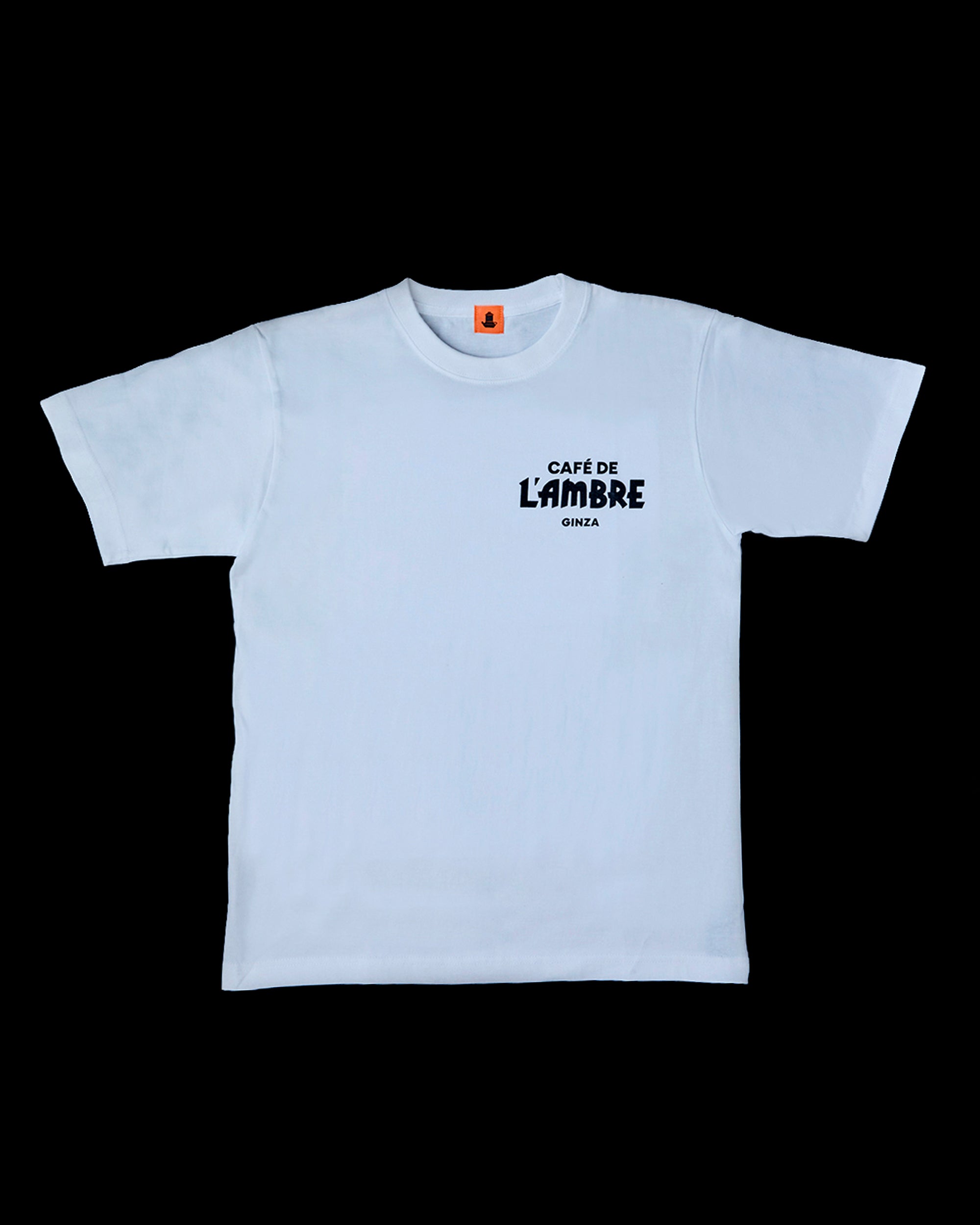 CAFÉ DE L’AMBRE オリジナルTシャツ｜6.2oz 天竺編み（コーマ糸）
